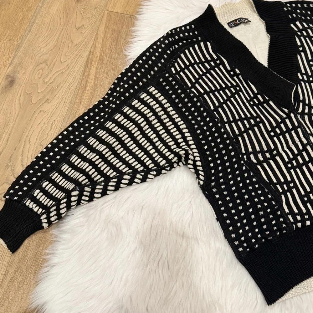 ESCADA vintage 80’s Knit Jacket Cardigan EU38/S/M EUC